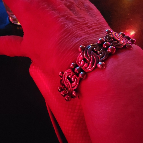 Vintage 925 Sterling Silver Bracelet made in Mexico 80 grams - Picture 15 of 16